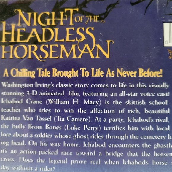 Night of the Headless Horseman (VHS) - Picture 4 of 4